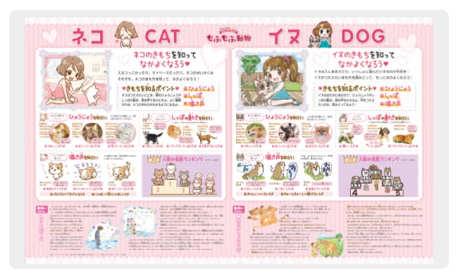 DM-9DKR(Nintendogs+cats) 学習机 デスクマット