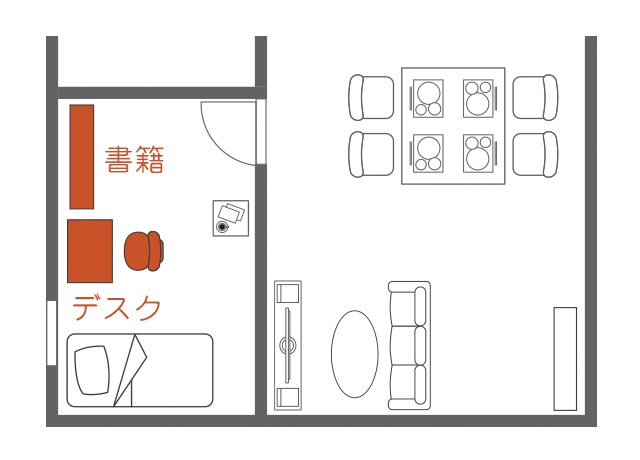 成長したお子様のデスク活用