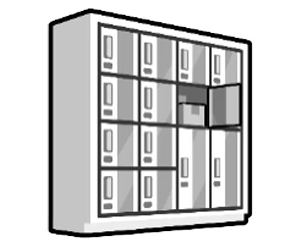 マンション宅配ボックス筐体
